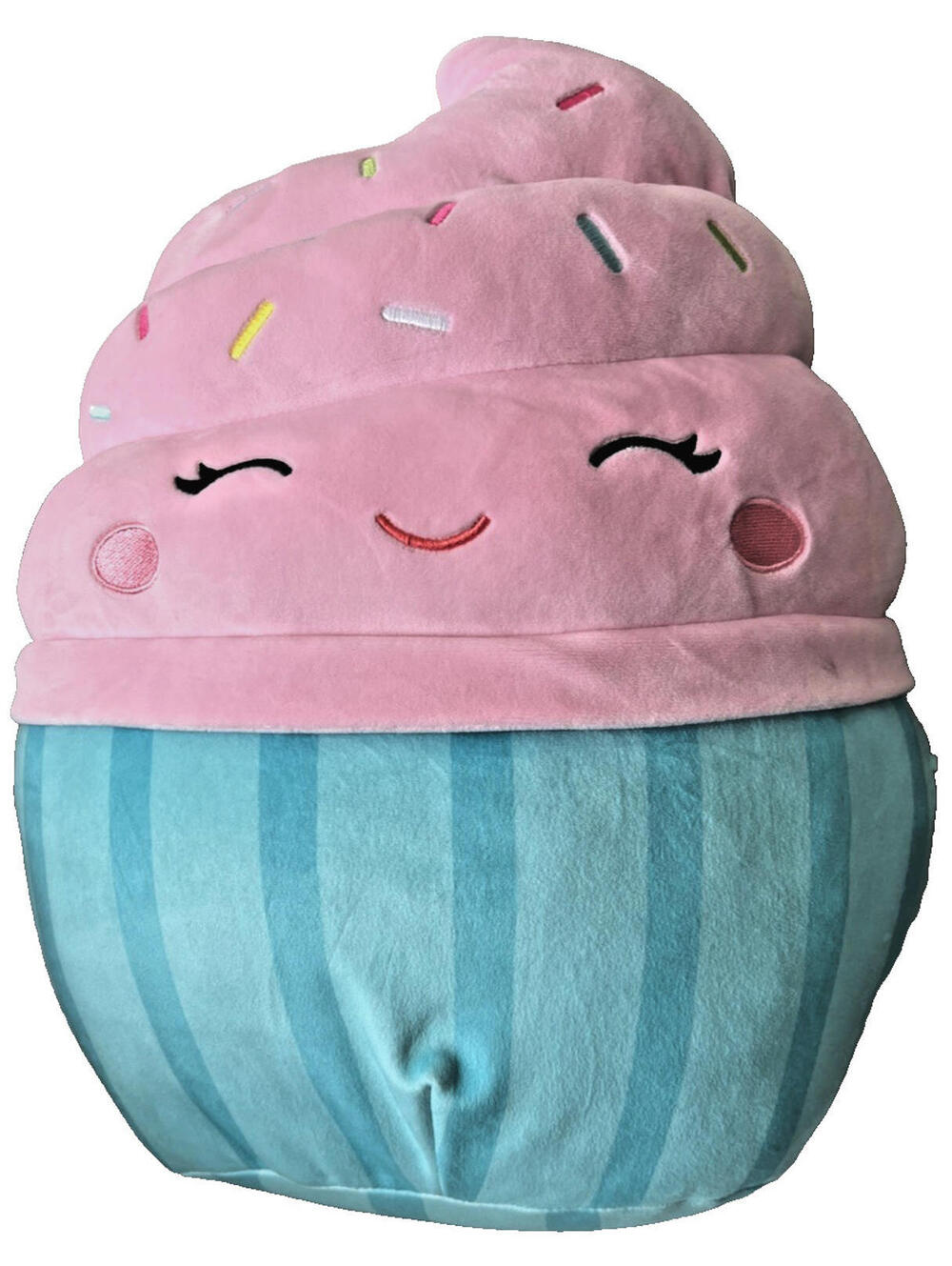 Jazzwares Large 15 Inch Squishmallow Diedre The Cupcake tall Plush EUC